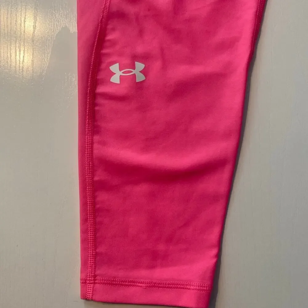 Hot Pink Youth large Under Armour leggings